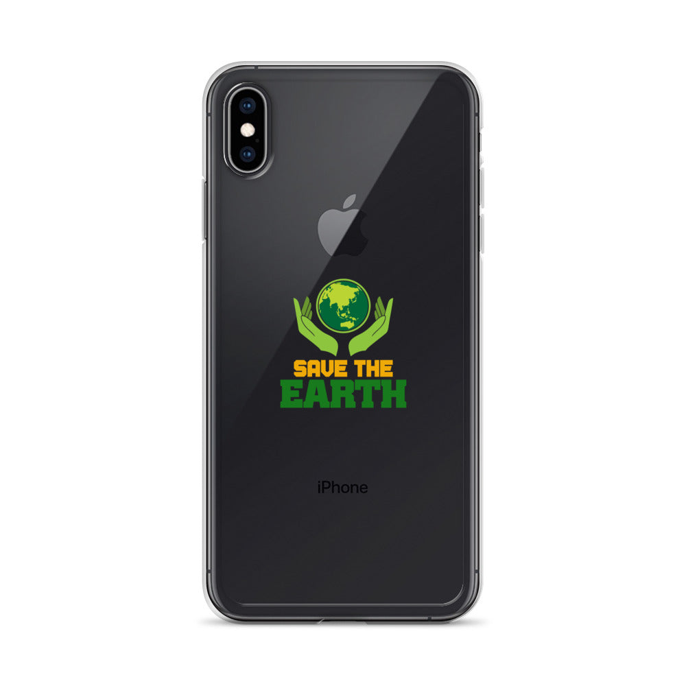 SAVE THE EARTH - iPhone Case Transparent