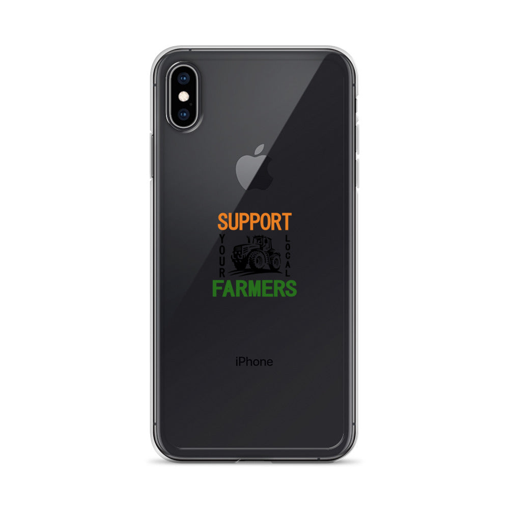 SUPPORT YOUR LOCAL FARMERS - iPhone Case Transparent