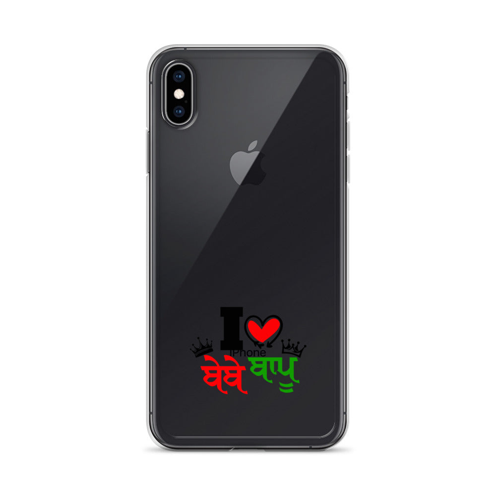 I LOVE BEBE BAPU - iPhone Case