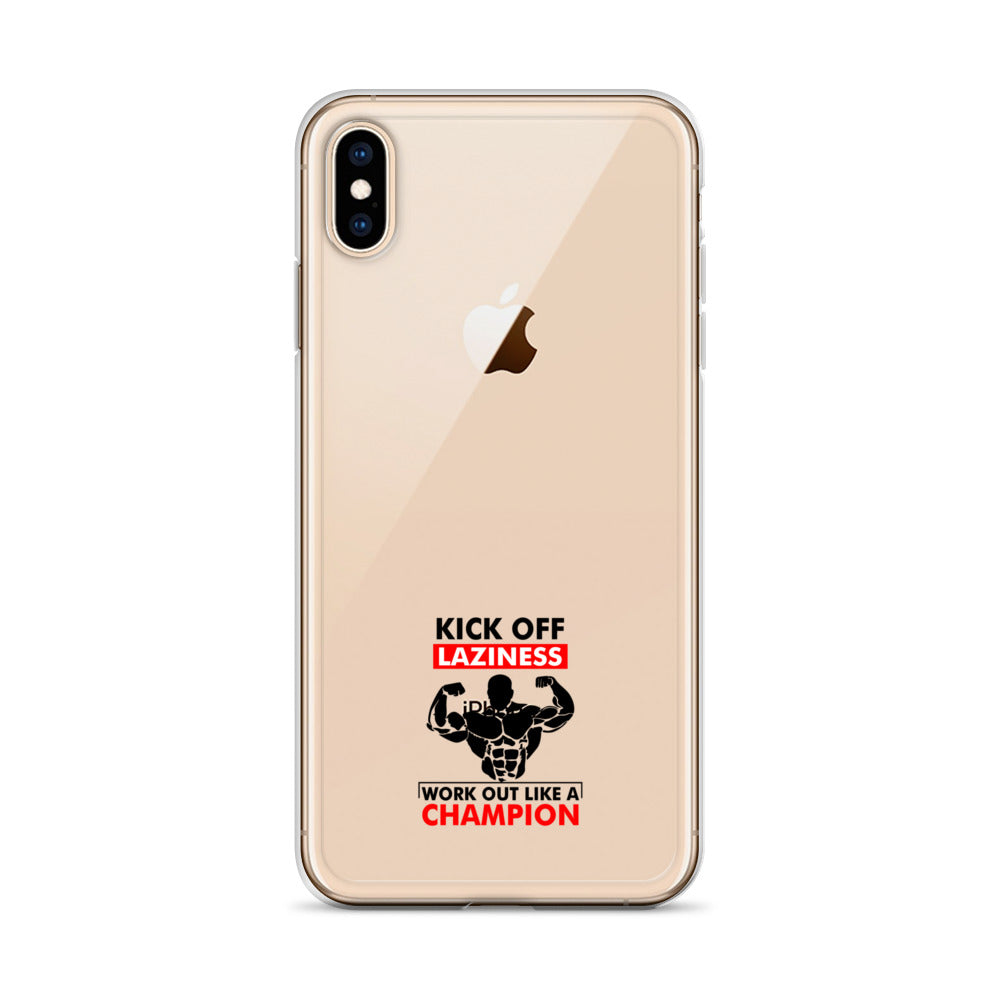 KICK OFF LAZINESS - iPhone Case