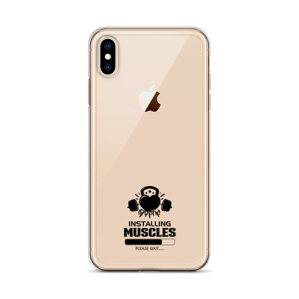 INSTALLING MUSCLES - iPhone Case