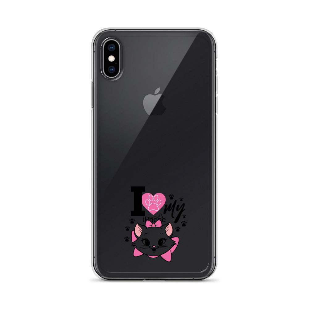 I LOVE MY CAT - iPhone Case