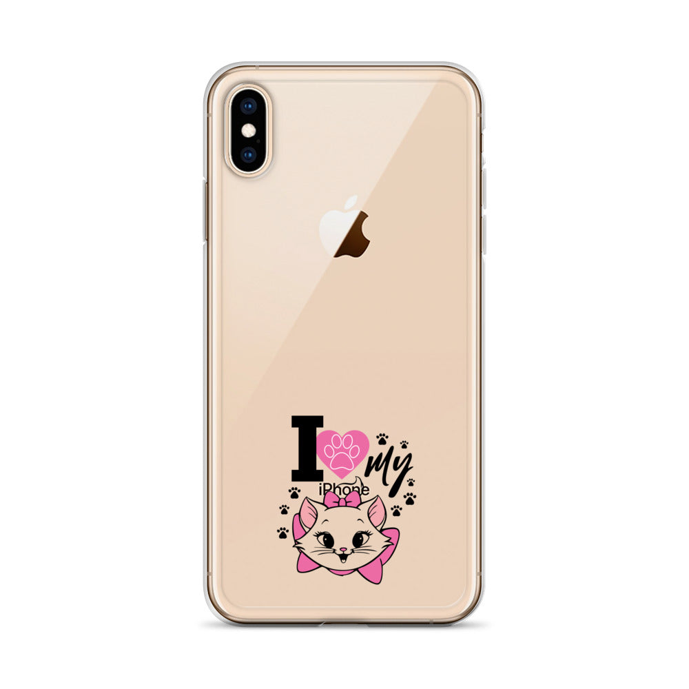 I LOVE MY CAT - iPhone Case