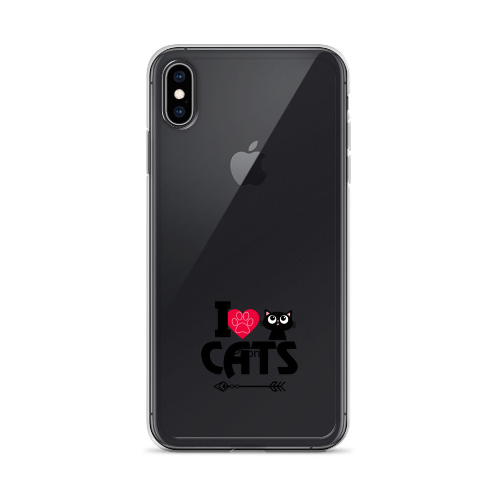 I LOVE CATS - iPhone Case