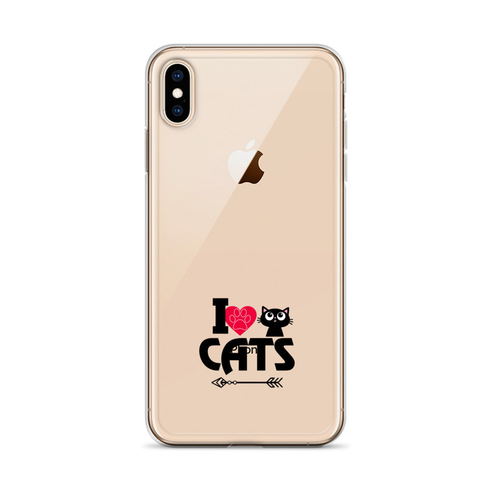 I LOVE CATS - iPhone Case