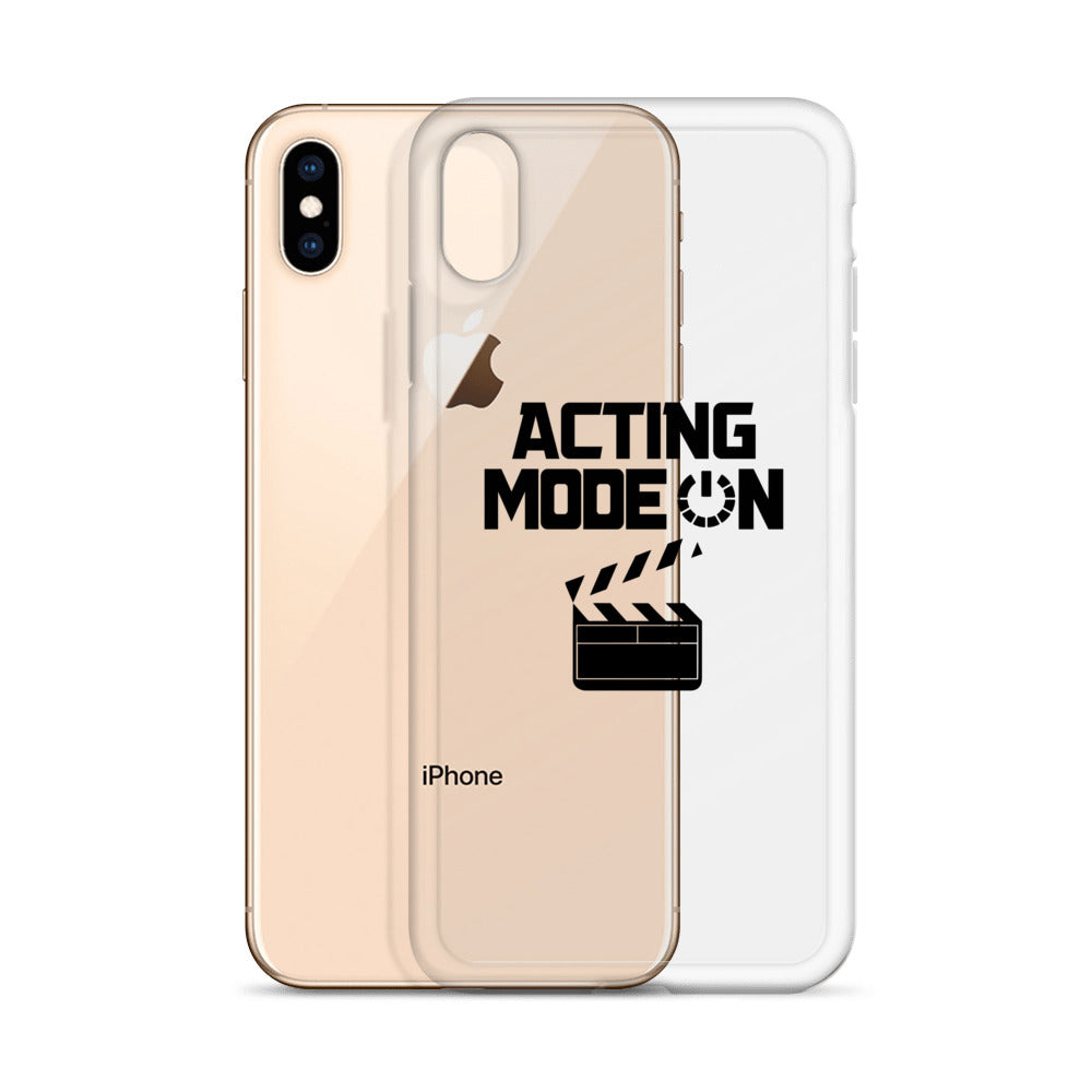 Acting mode - iPhone Case Transparent