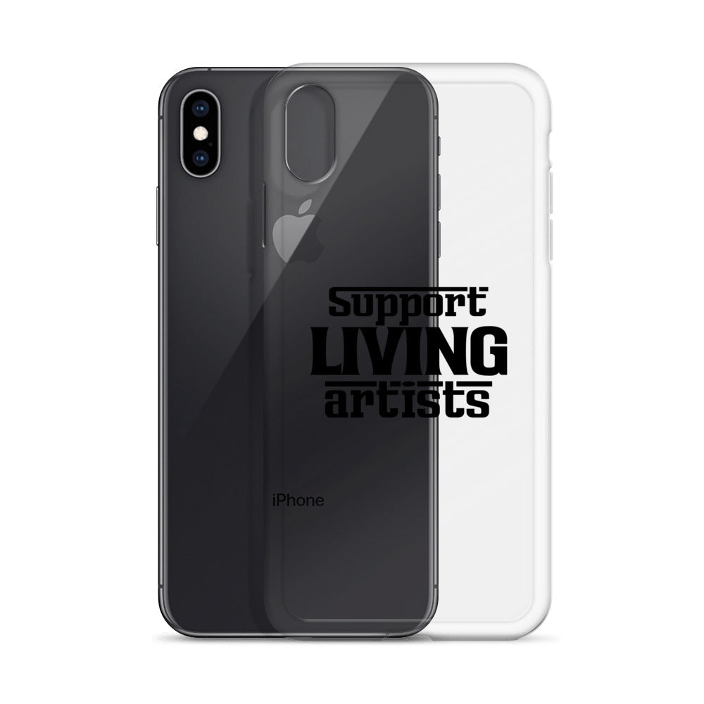 Support living artists- iPhone Case Transparent