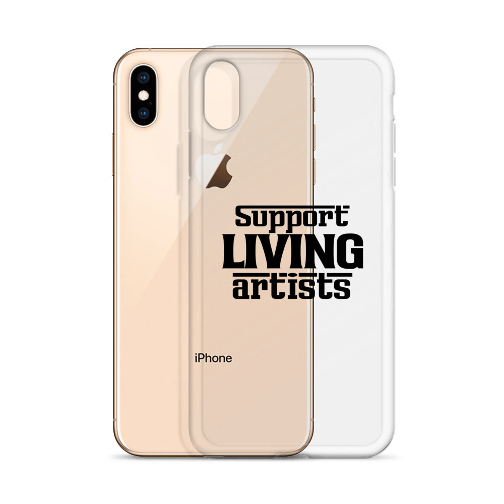 Support living artists- iPhone Case Transparent