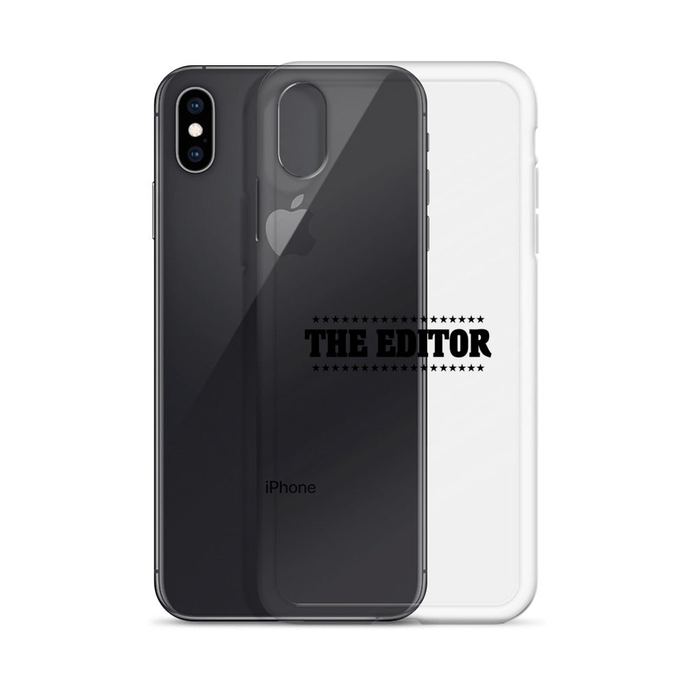 The Editor- iPhone Case Transparent