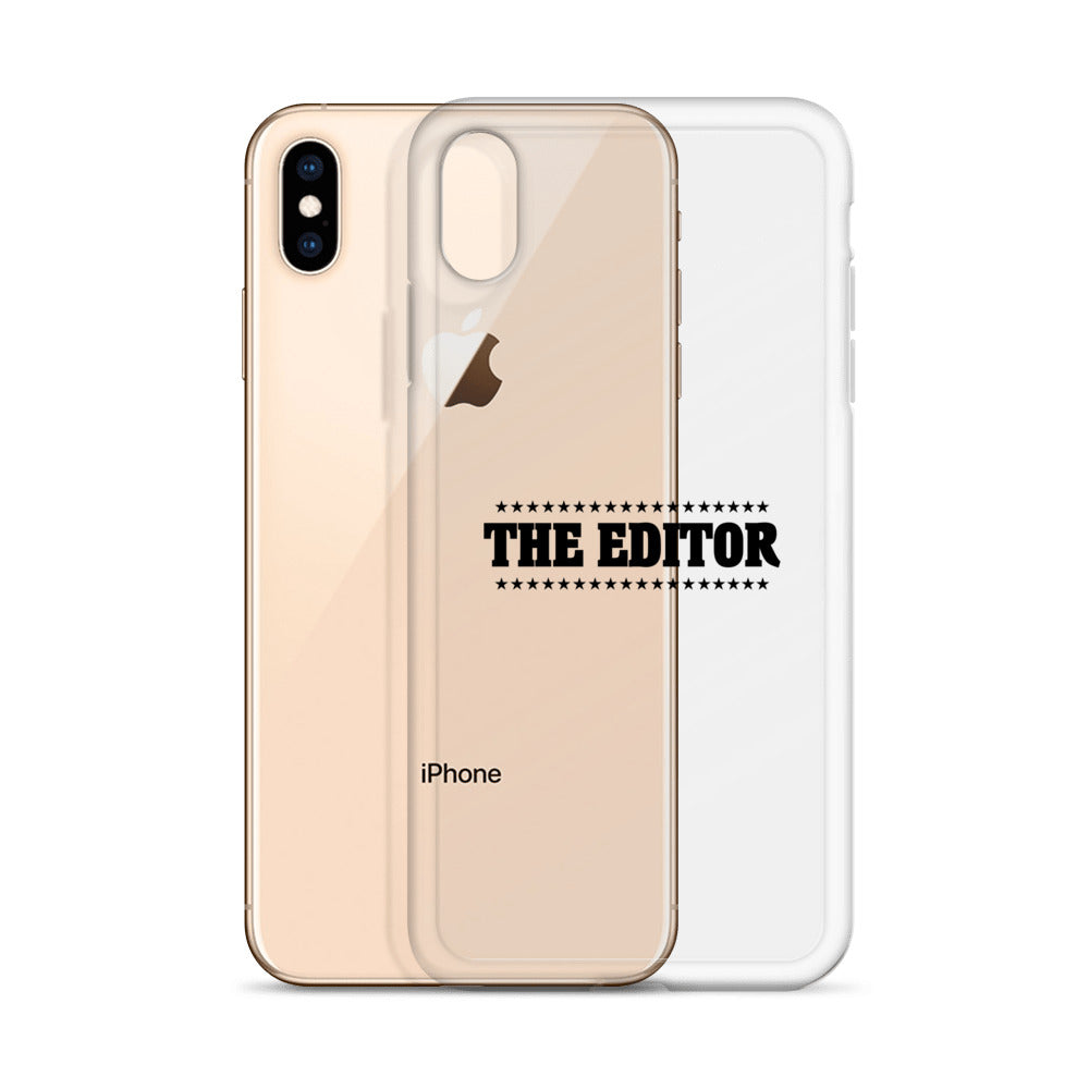 The Editor- iPhone Case Transparent