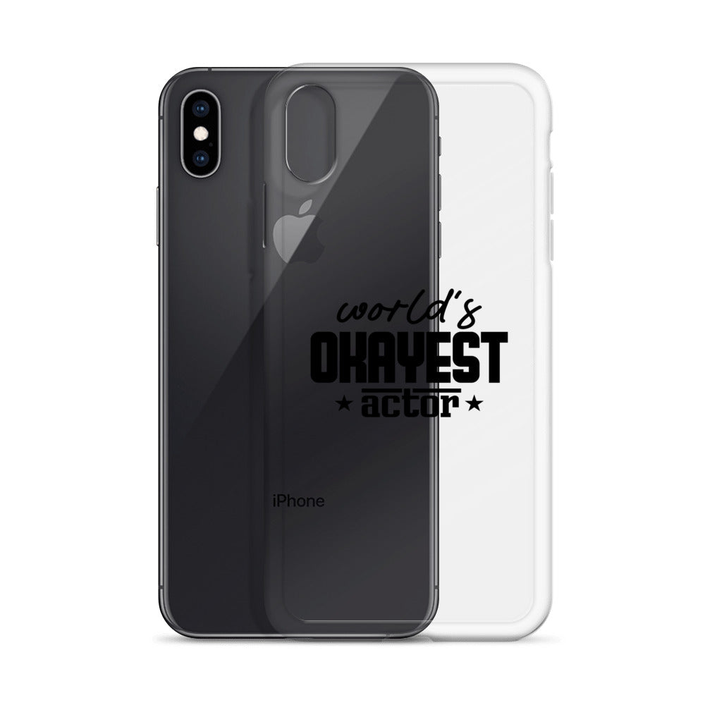 World's okayest actor- iPhone Case Transparent