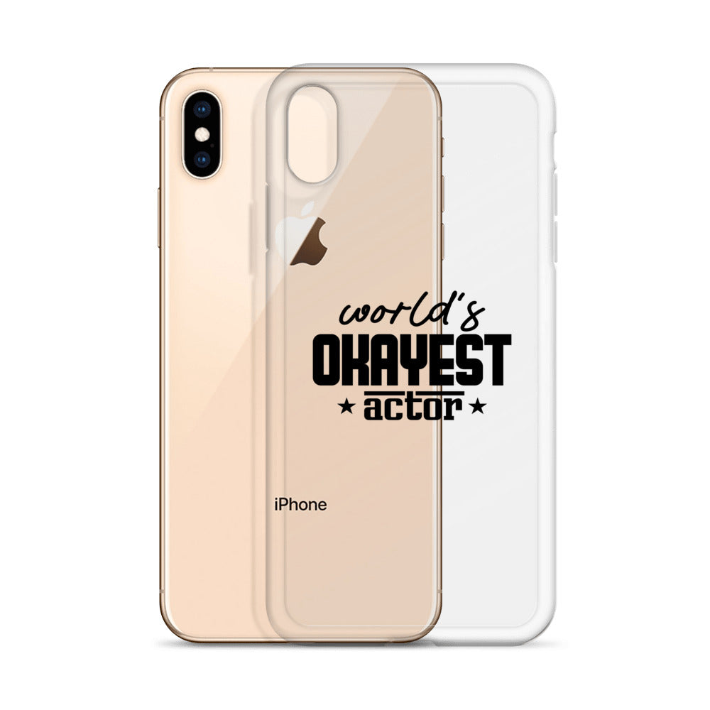 World's okayest actor- iPhone Case Transparent