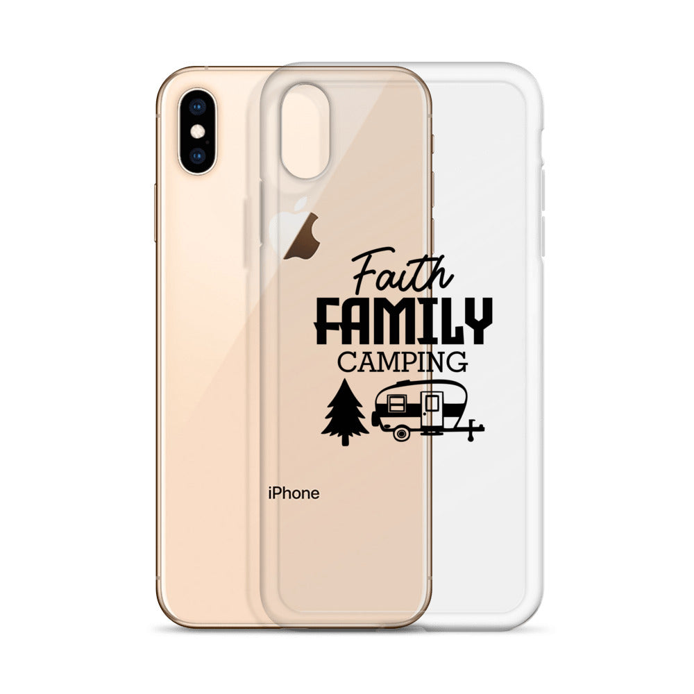 Family Camping- iPhone Case Transparent