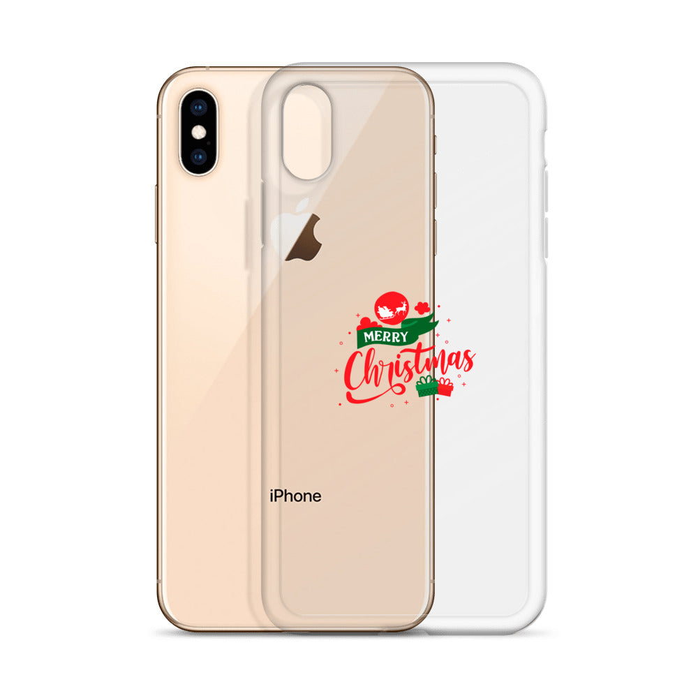 Merry Christmas- iPhone Case Transparent