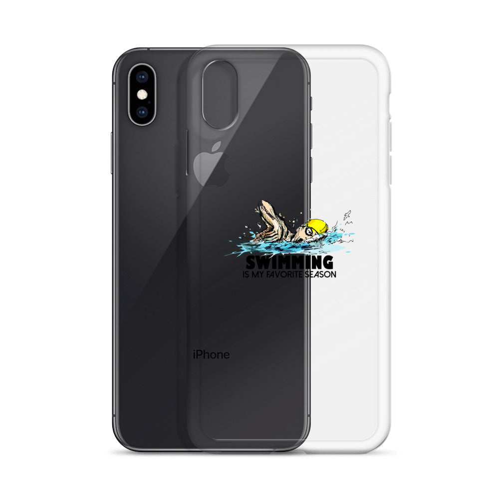 Swimming- iPhone Case Transparent