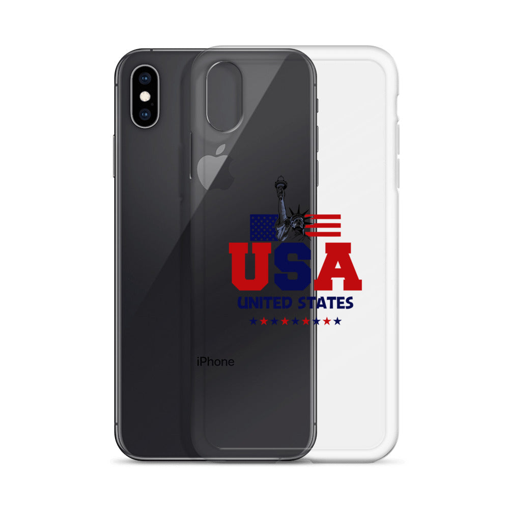 UNITED STATES OF AMERICA - iPhone Case Transparent