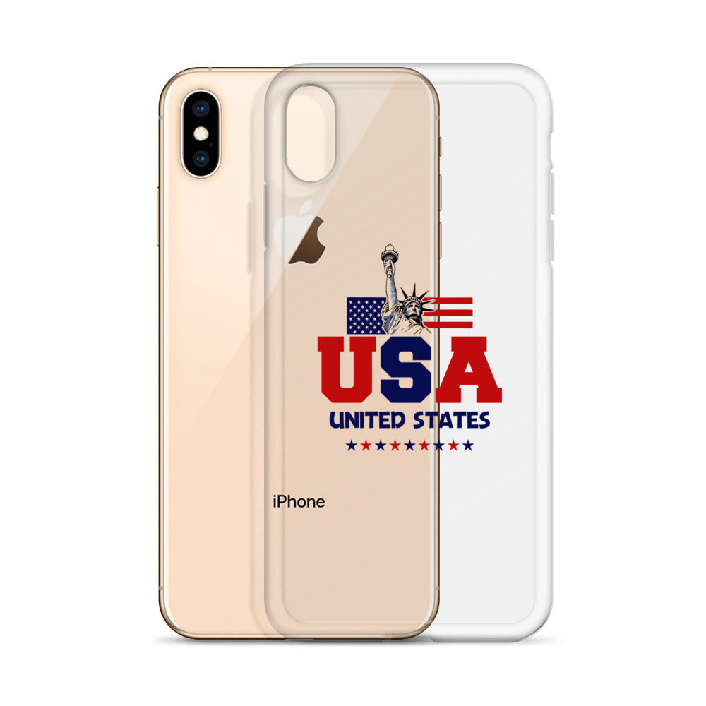 UNITED STATES OF AMERICA - iPhone Case Transparent