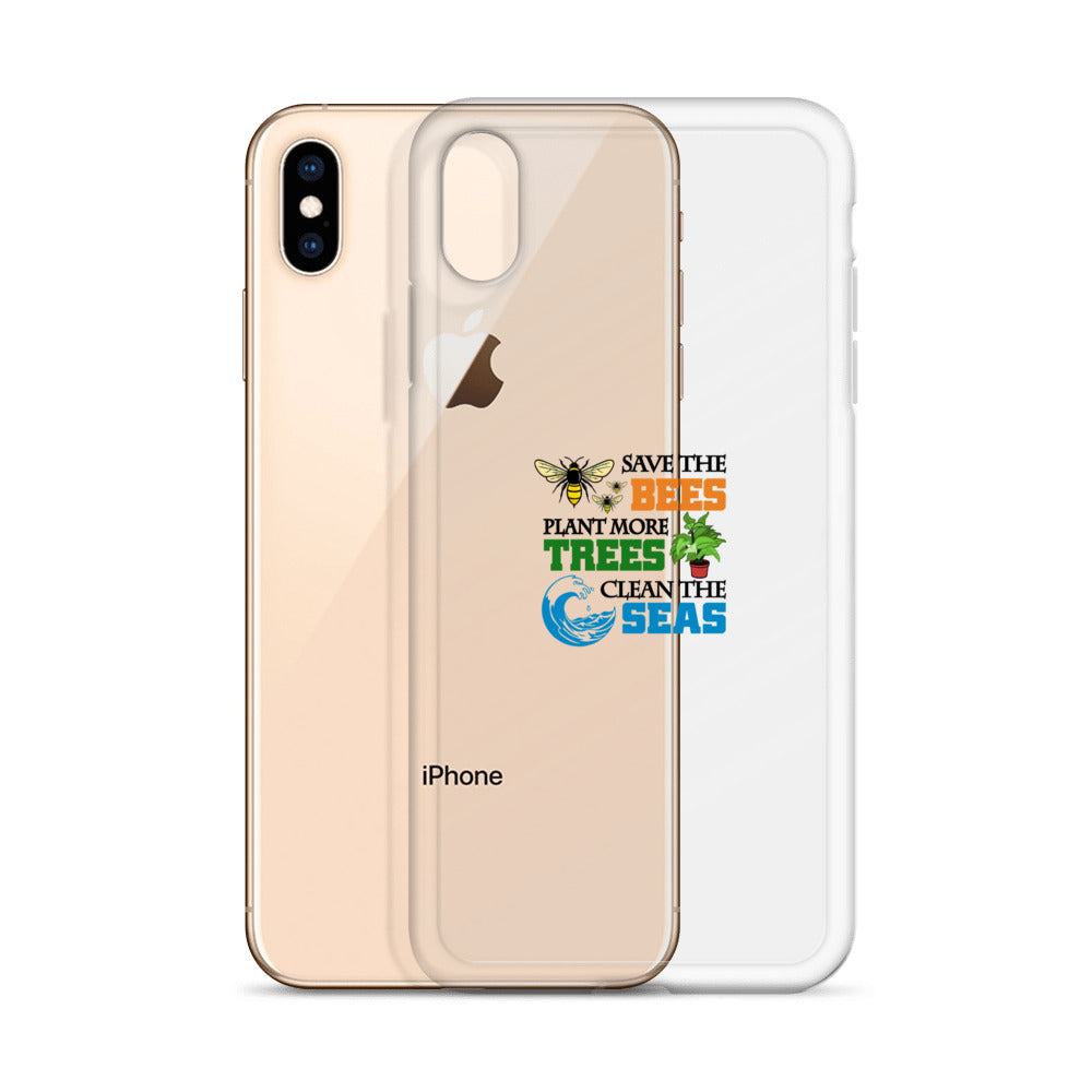 SAVE THE BEES - iPhone Case Transparent