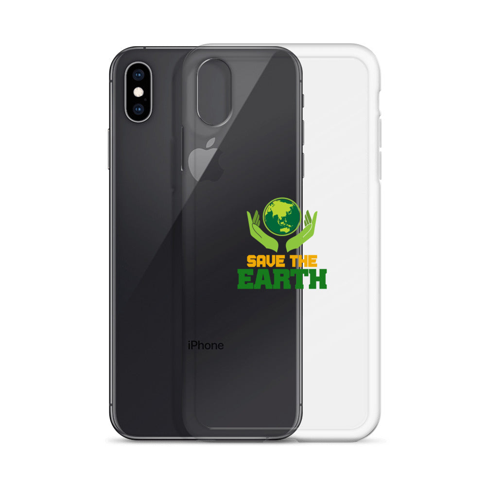 SAVE THE EARTH - iPhone Case Transparent