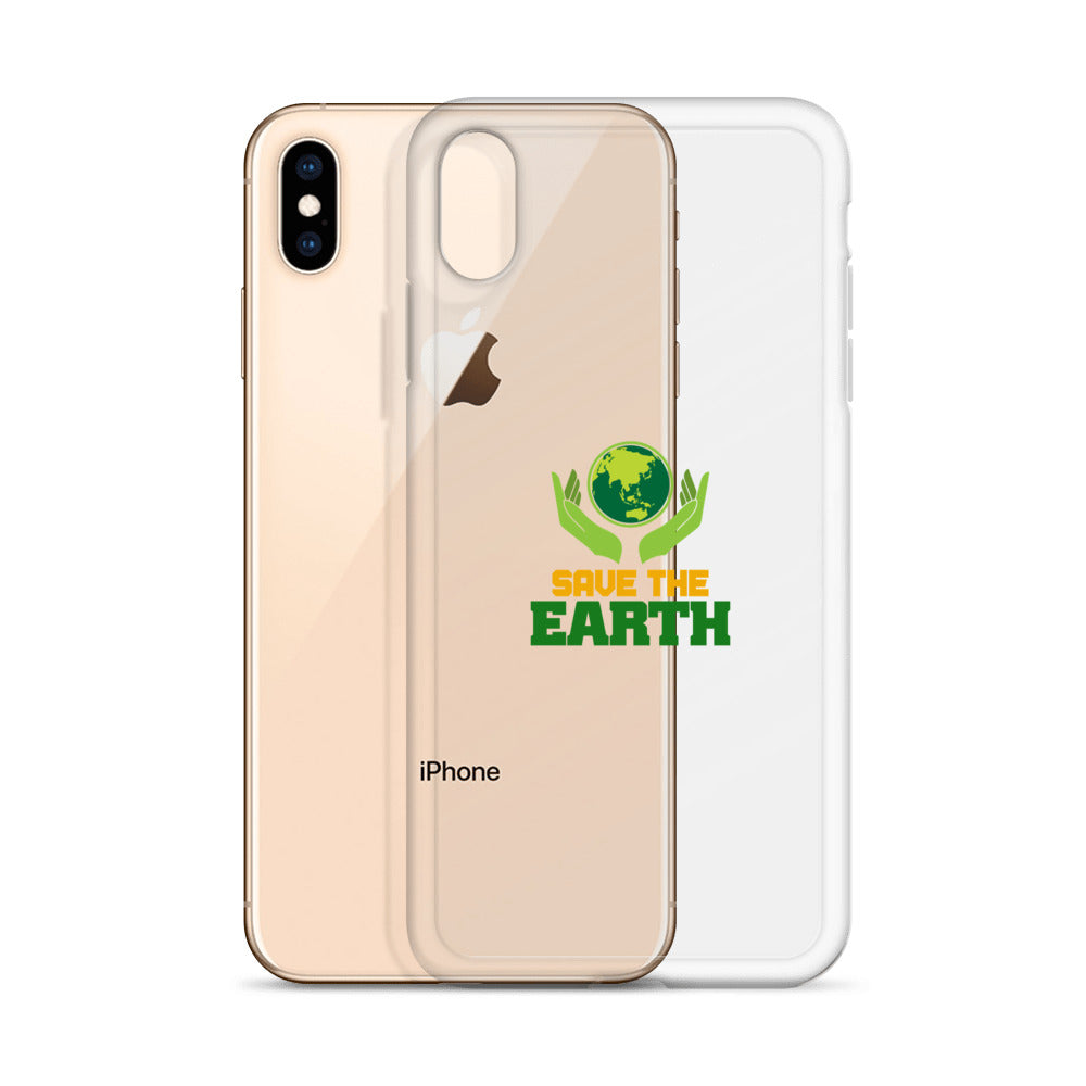 SAVE THE EARTH - iPhone Case Transparent