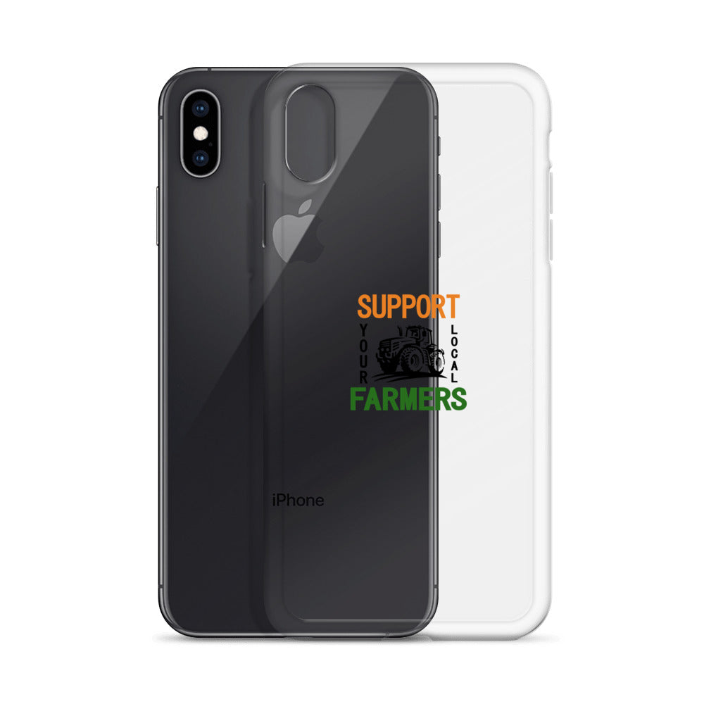 SUPPORT YOUR LOCAL FARMERS - iPhone Case Transparent