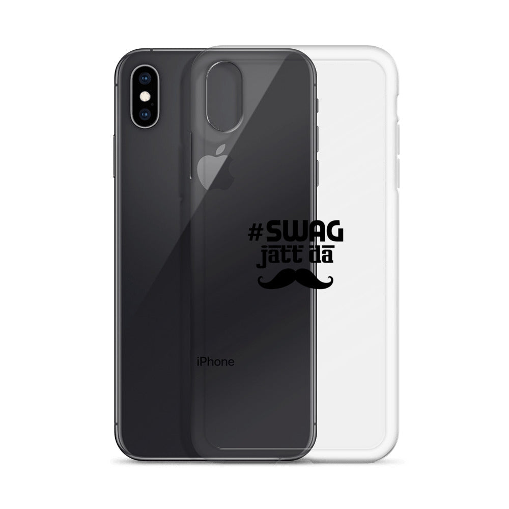 SWAG JATT DA - iPhone Case Transparent