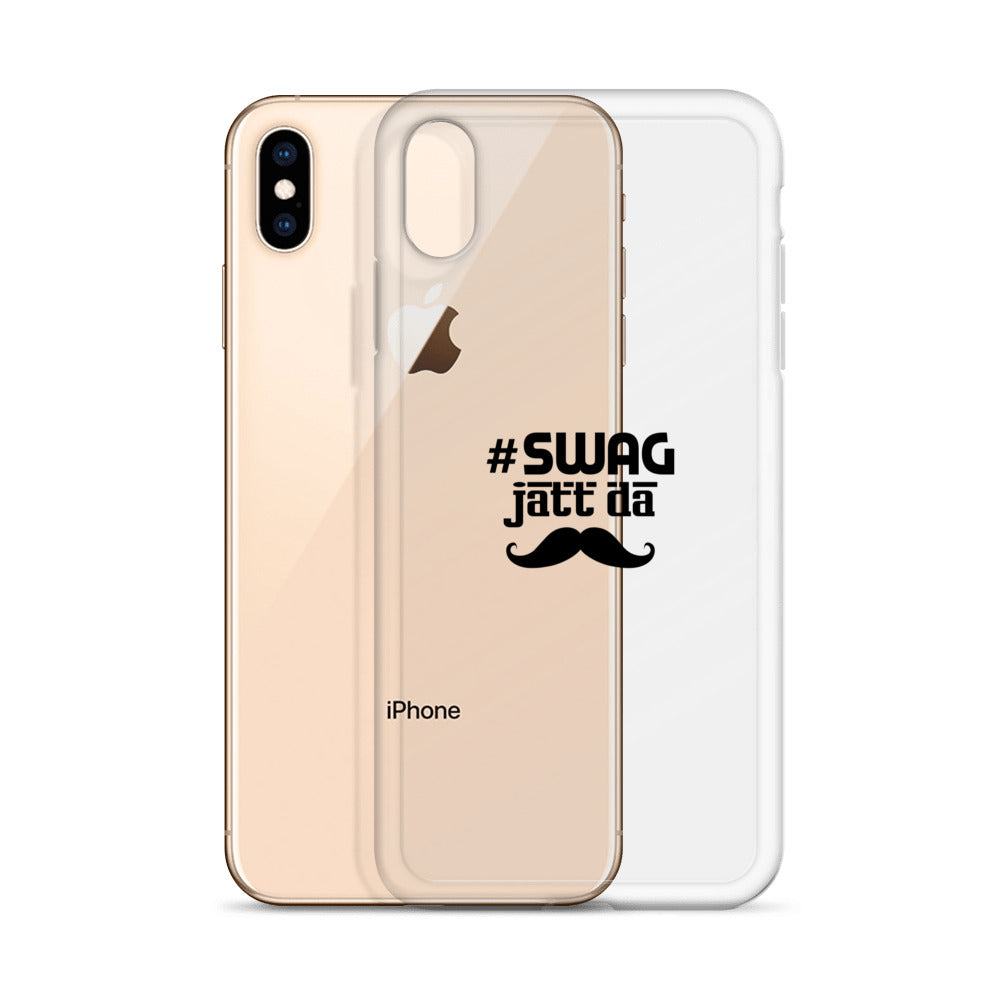 SWAG JATT DA - iPhone Case Transparent