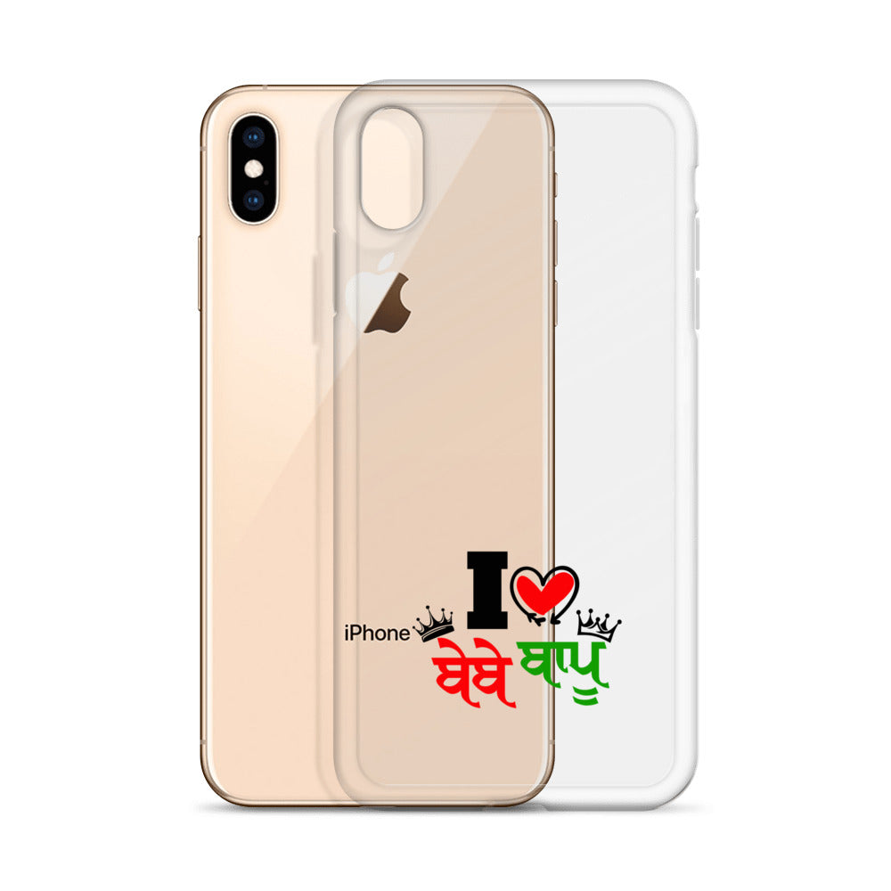 I LOVE BEBE BAPU - iPhone Case