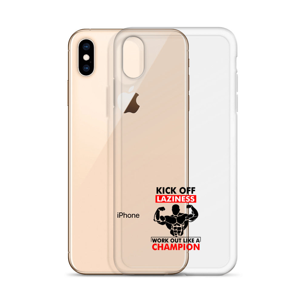 KICK OFF LAZINESS - iPhone Case