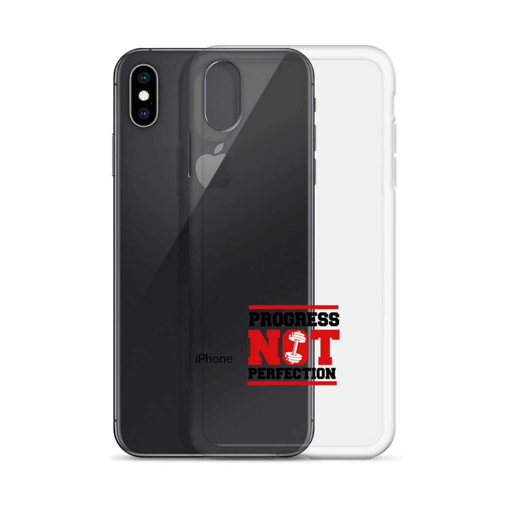 PROGRESS NOT PERFECTION - iPhone Case