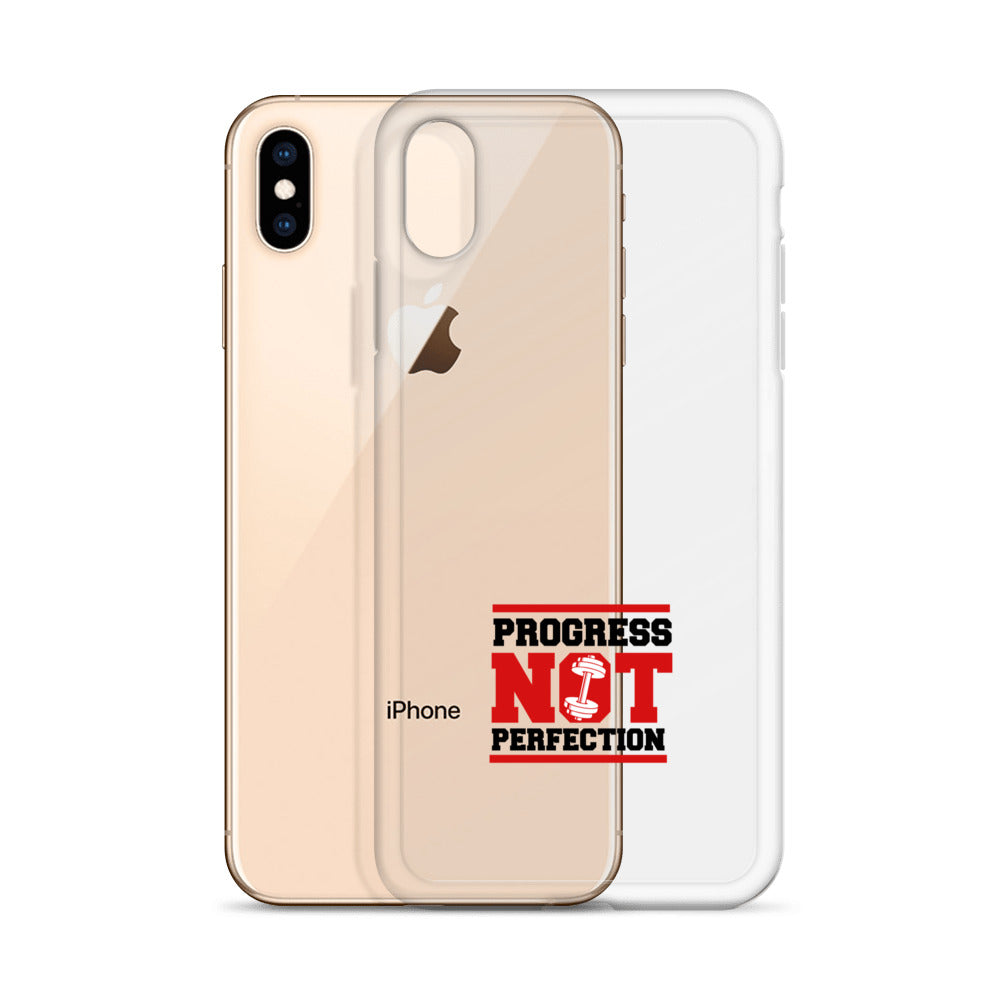 PROGRESS NOT PERFECTION - iPhone Case