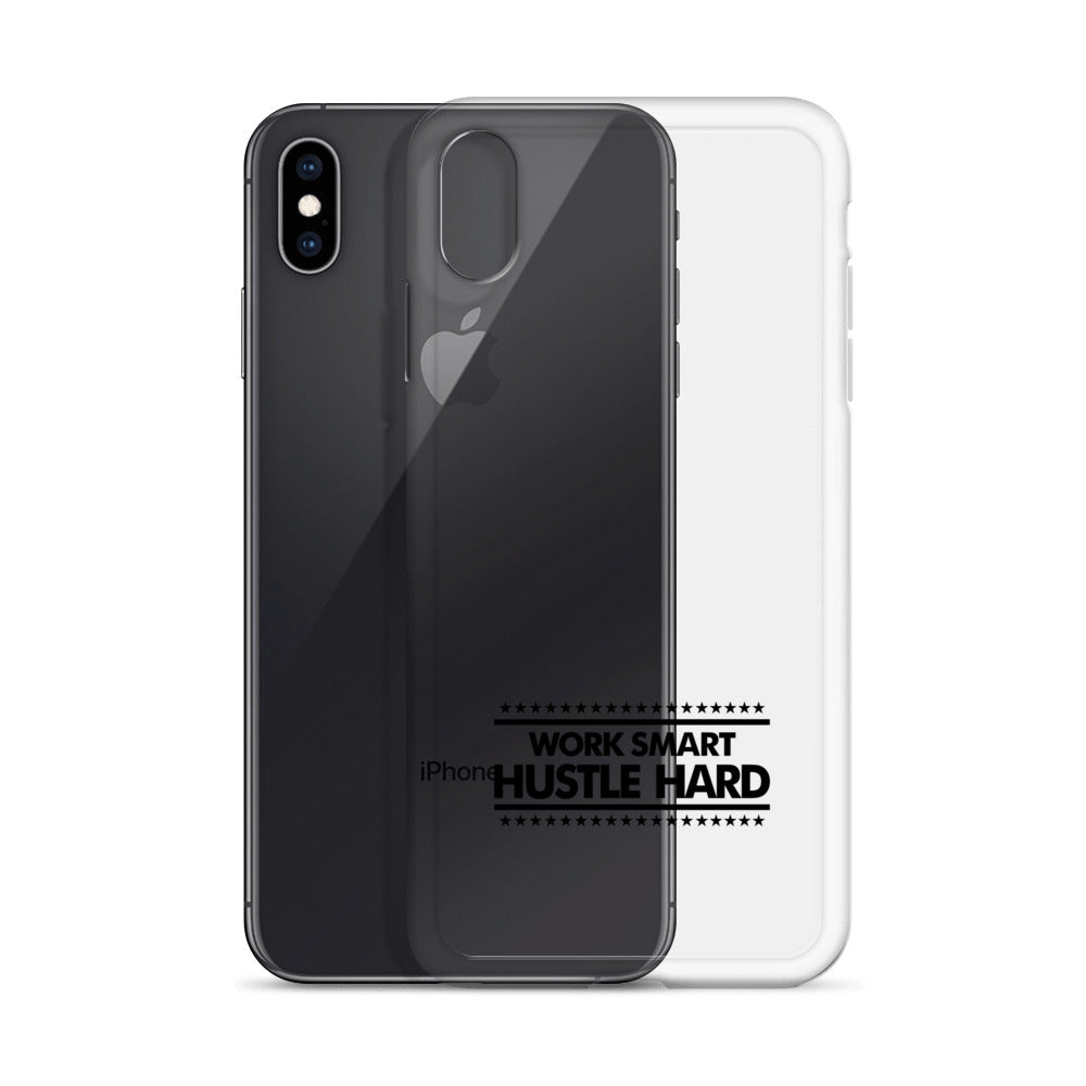 WORK SMART HUSTLE HARD - iPhone Case