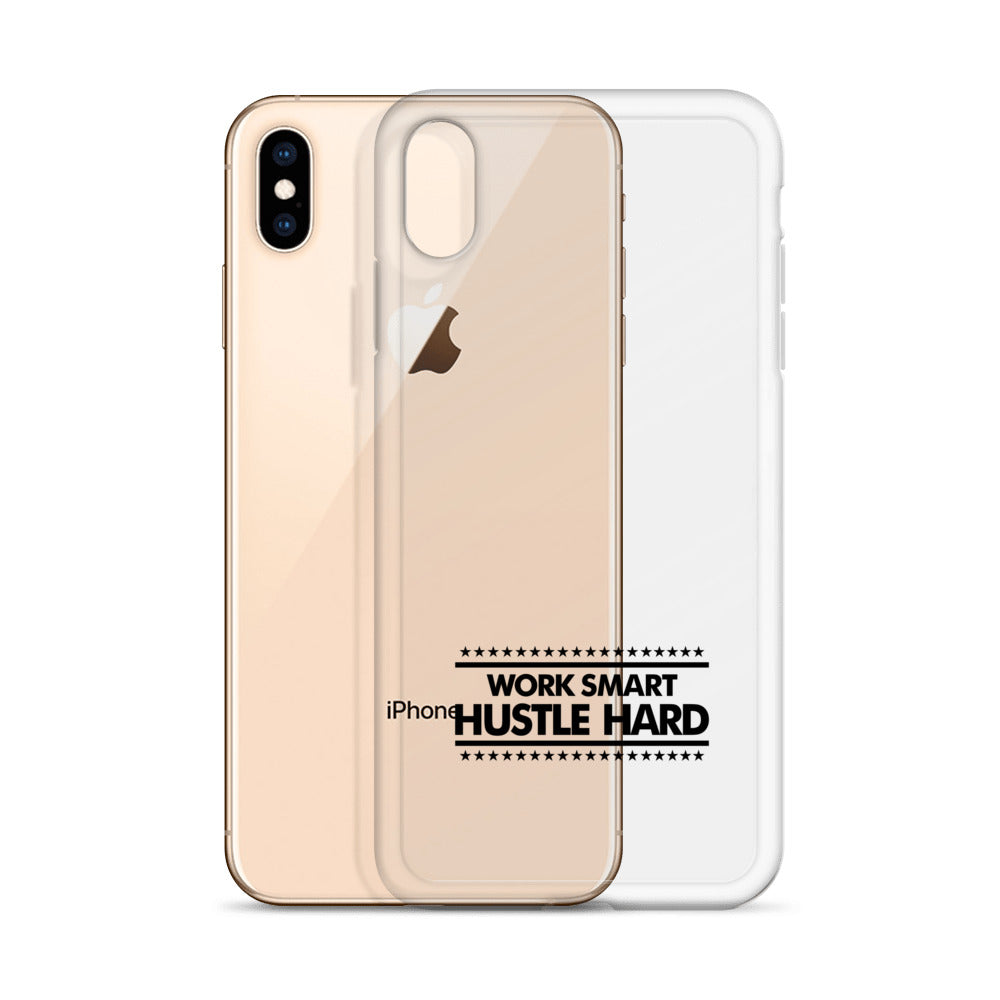 WORK SMART HUSTLE HARD - iPhone Case