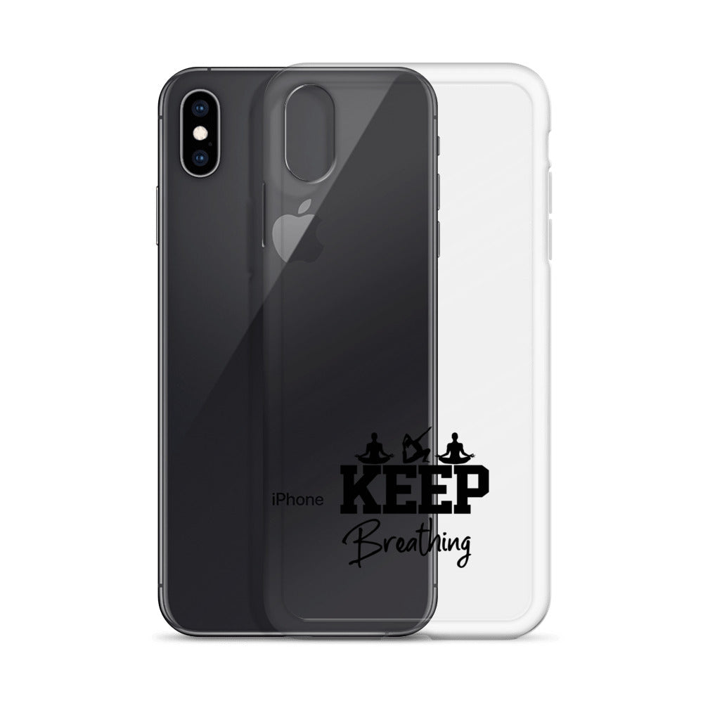 KEEP BREATHING - iPhone Case