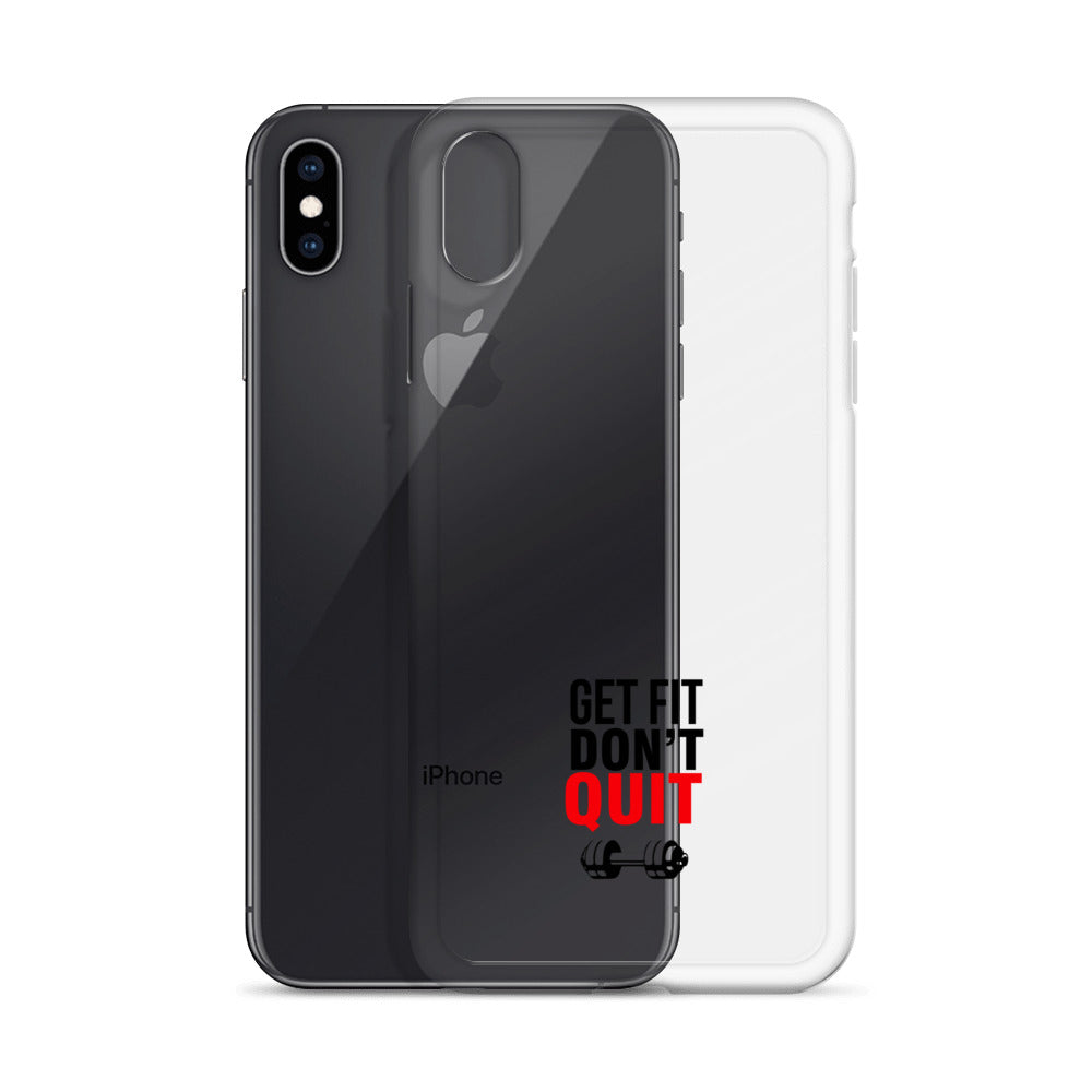 GET FIT DON'T QUIT - iPhone Case