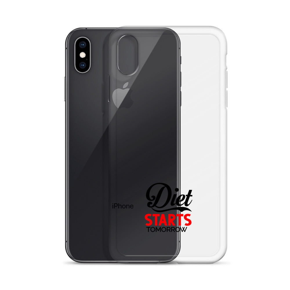 DIET STARTS TOMORROW - iPhone Case