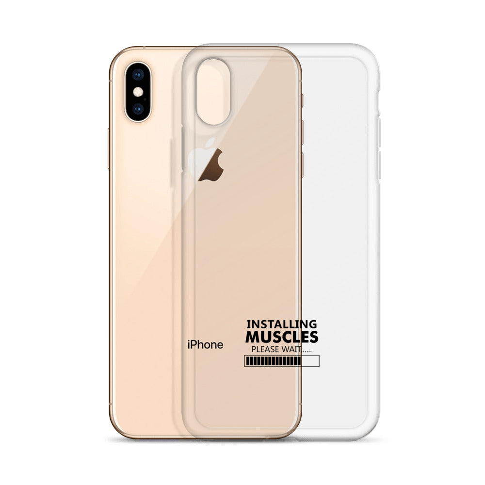 INSTALLING MUSCLES - iPhone Case
