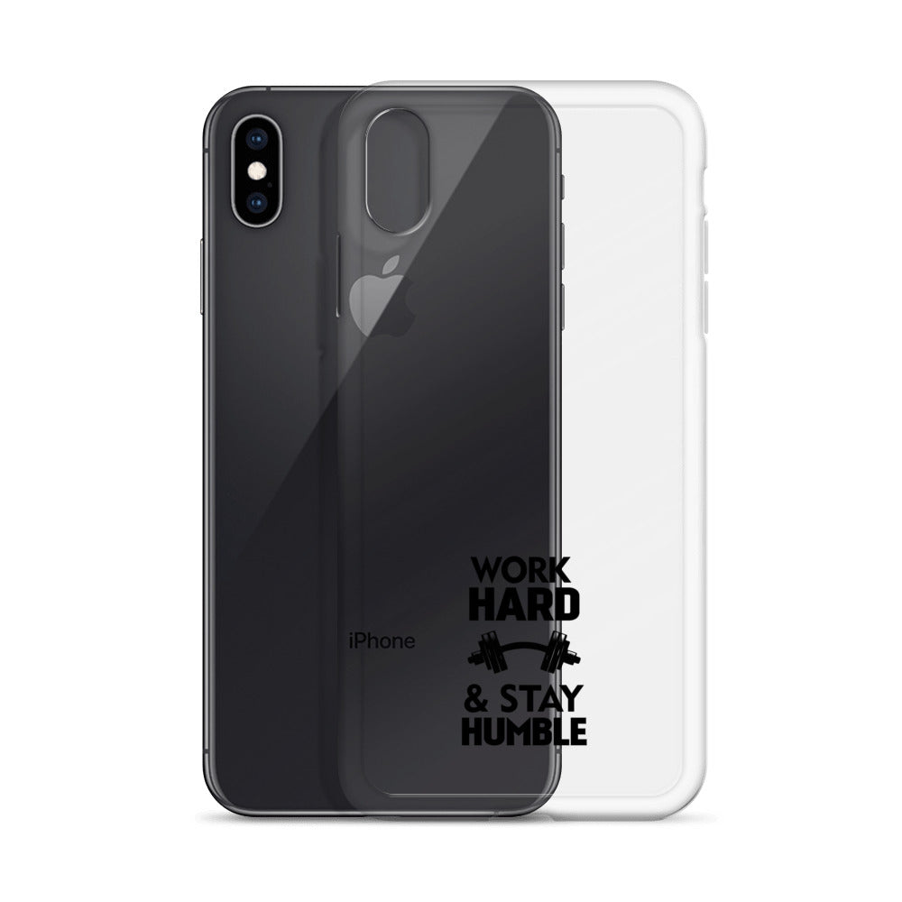 WORK HARD & STAY HUMBLE - iPhone Case