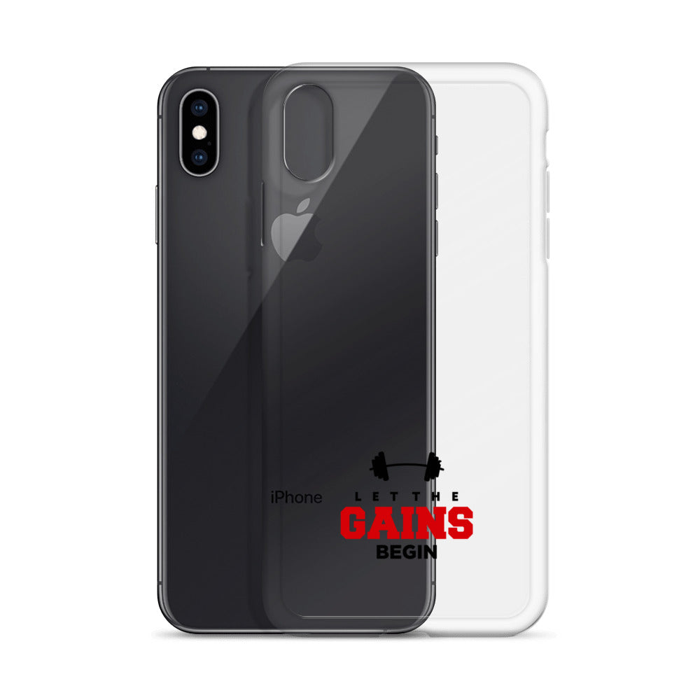 LET THE GAINS BEGIN - iPhone Case