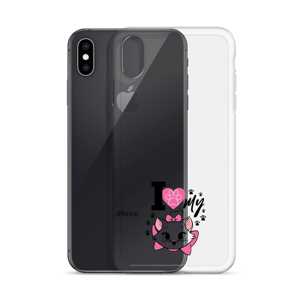 I LOVE MY CAT - iPhone Case