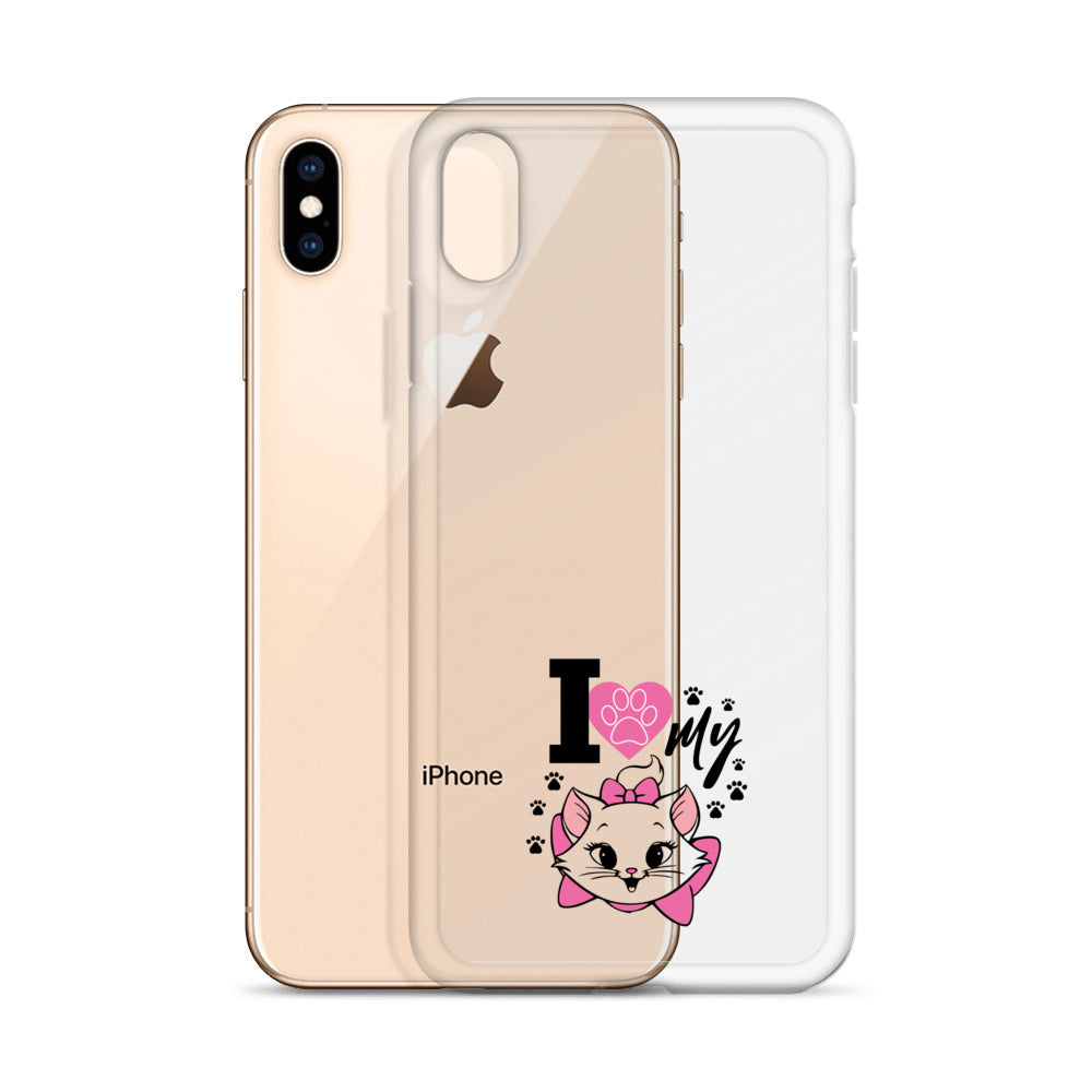 I LOVE MY CAT - iPhone Case