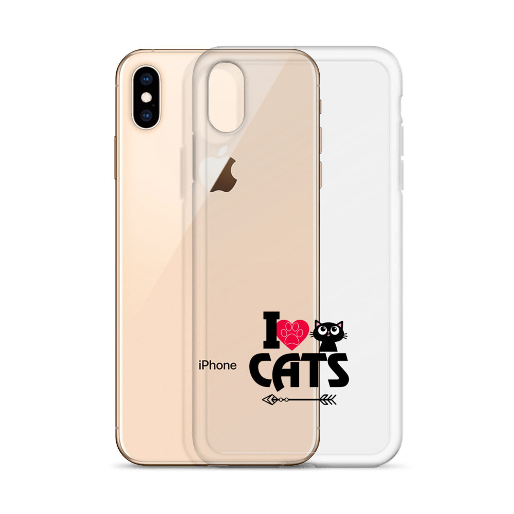 I LOVE CATS - iPhone Case