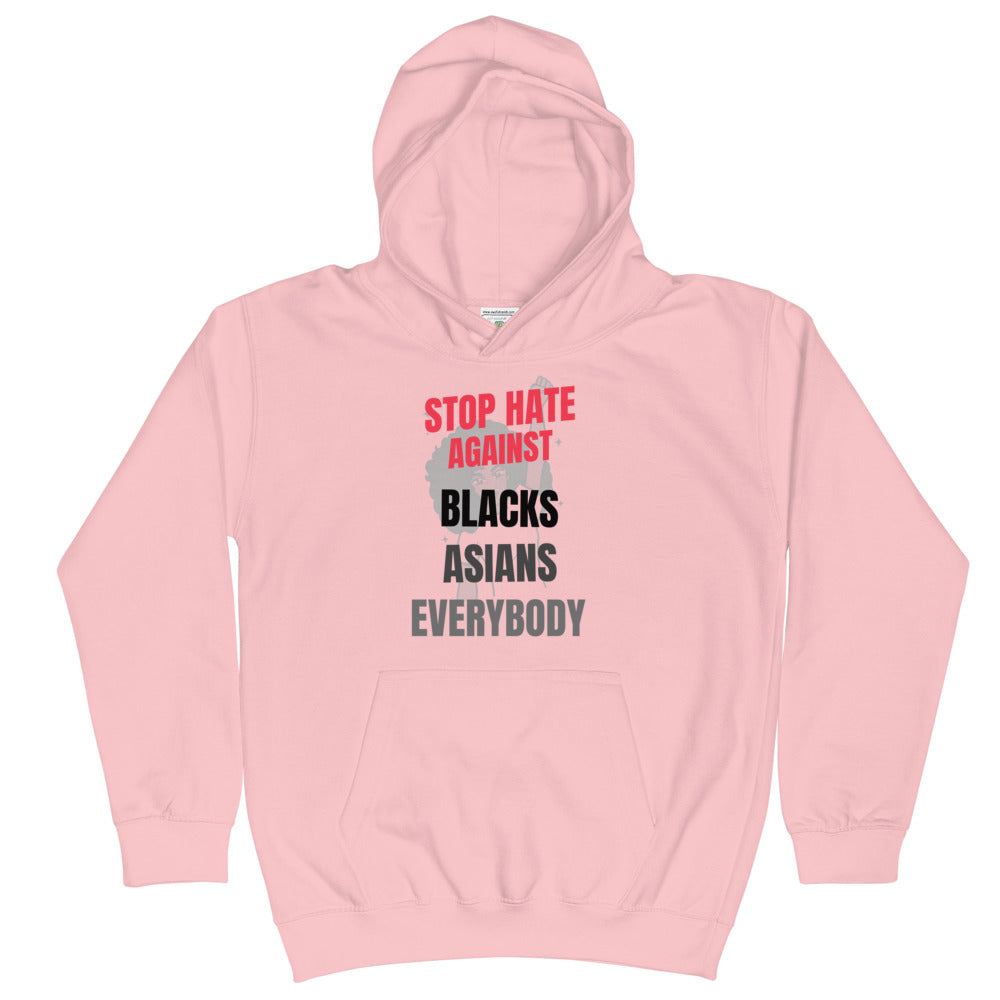 STOP HATE AGAINST EVERYBODY - Kids Hoodie