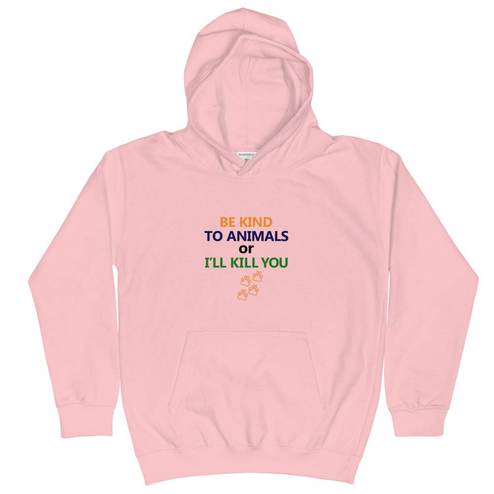 BE KIND TO ANIMALS - Kids Hoodie