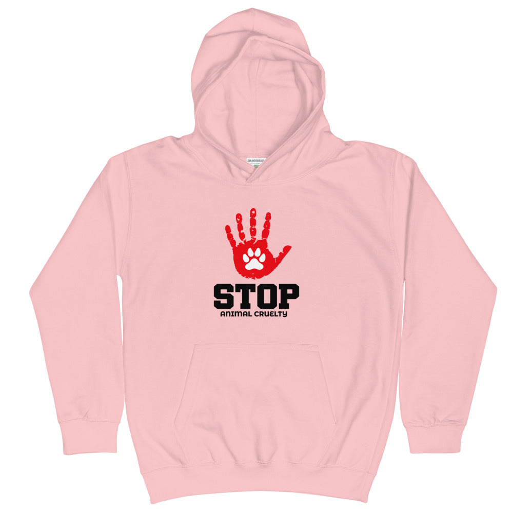 STOP ANIMAL CRUELTY - Kids Hoodie