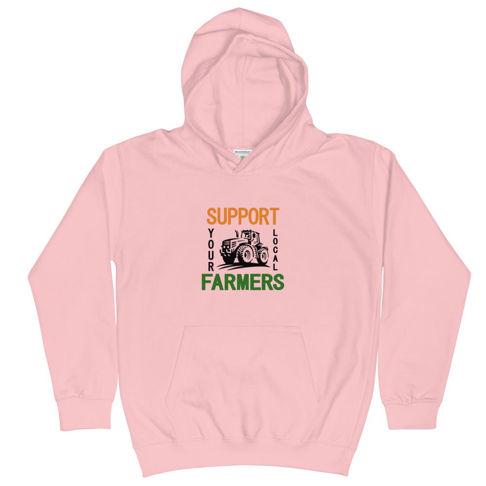 SUPPORT YOUR LOCAL FARMERS - Kids Hoodie