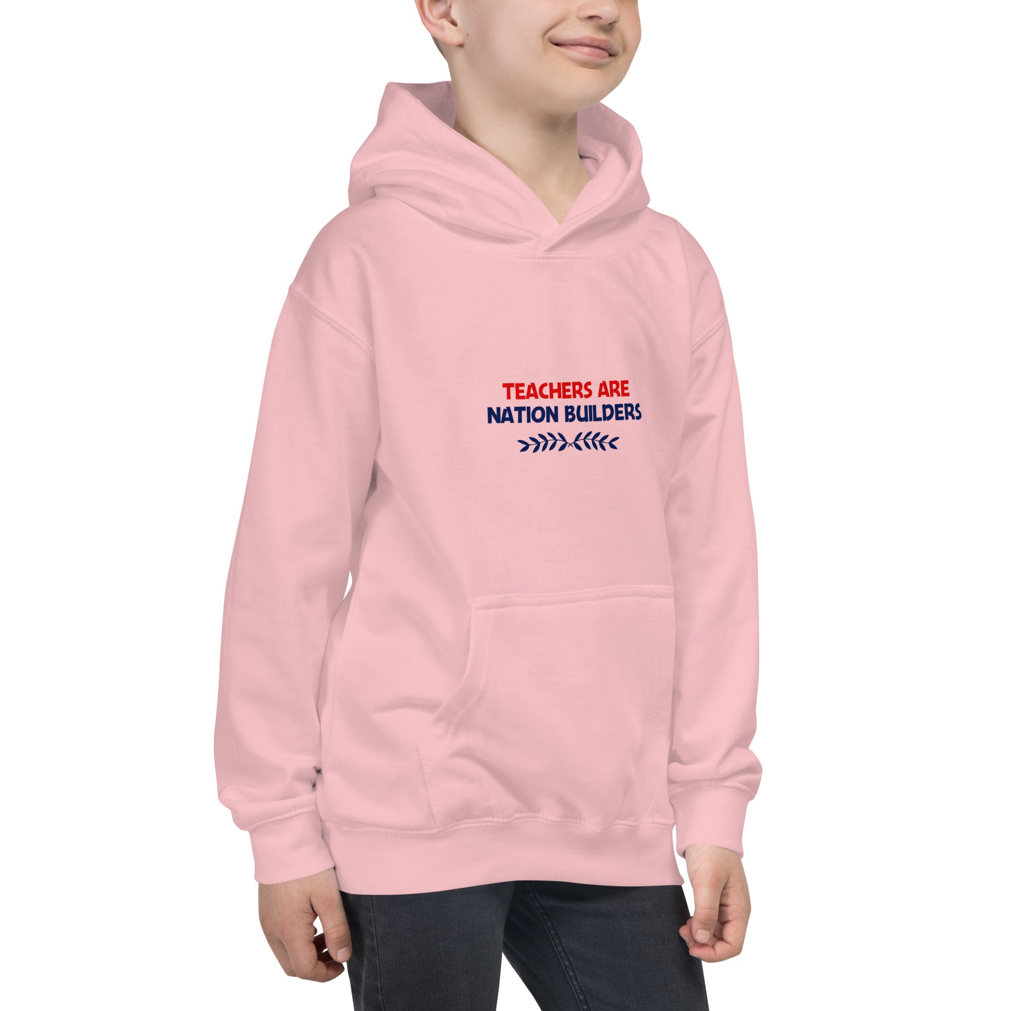 TEACHERS ARE NATION BUILDERS - Kids Hoodie