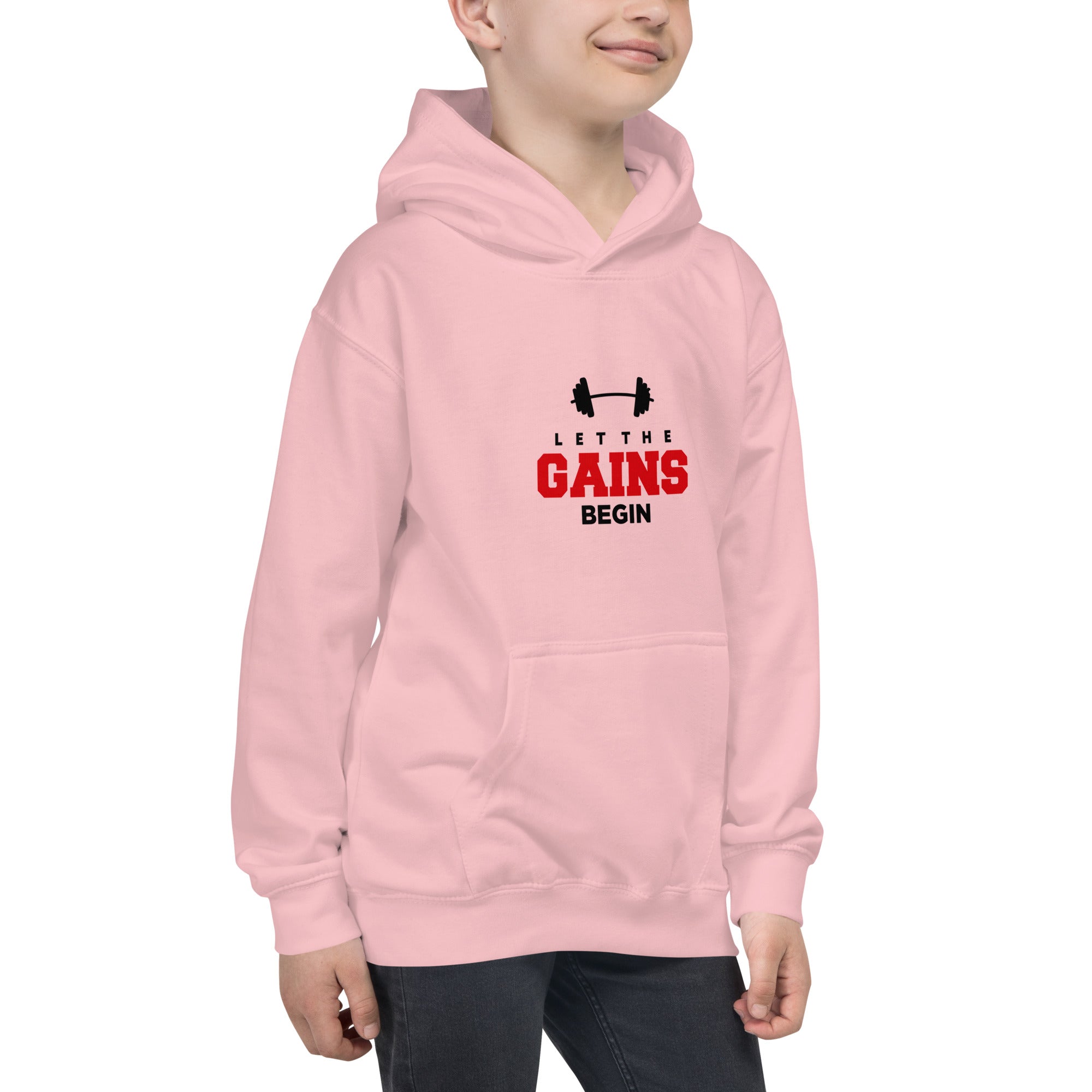 LET THE GAINS BEGIN - Kids Hoodie