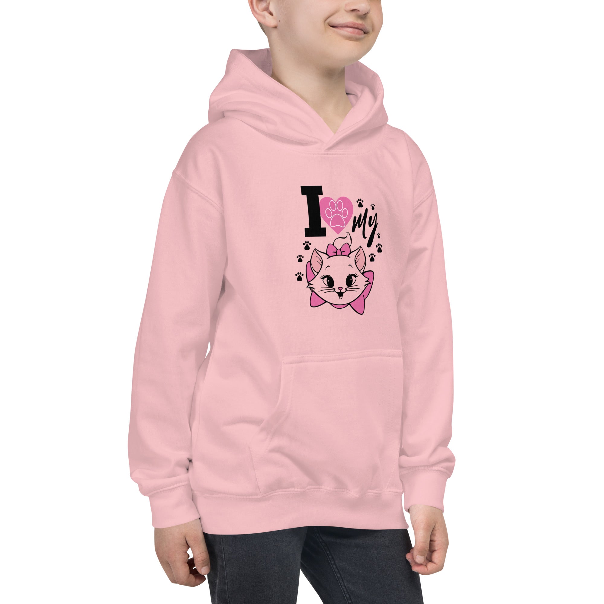 I LOVE MY CAT - Kids Hoodie