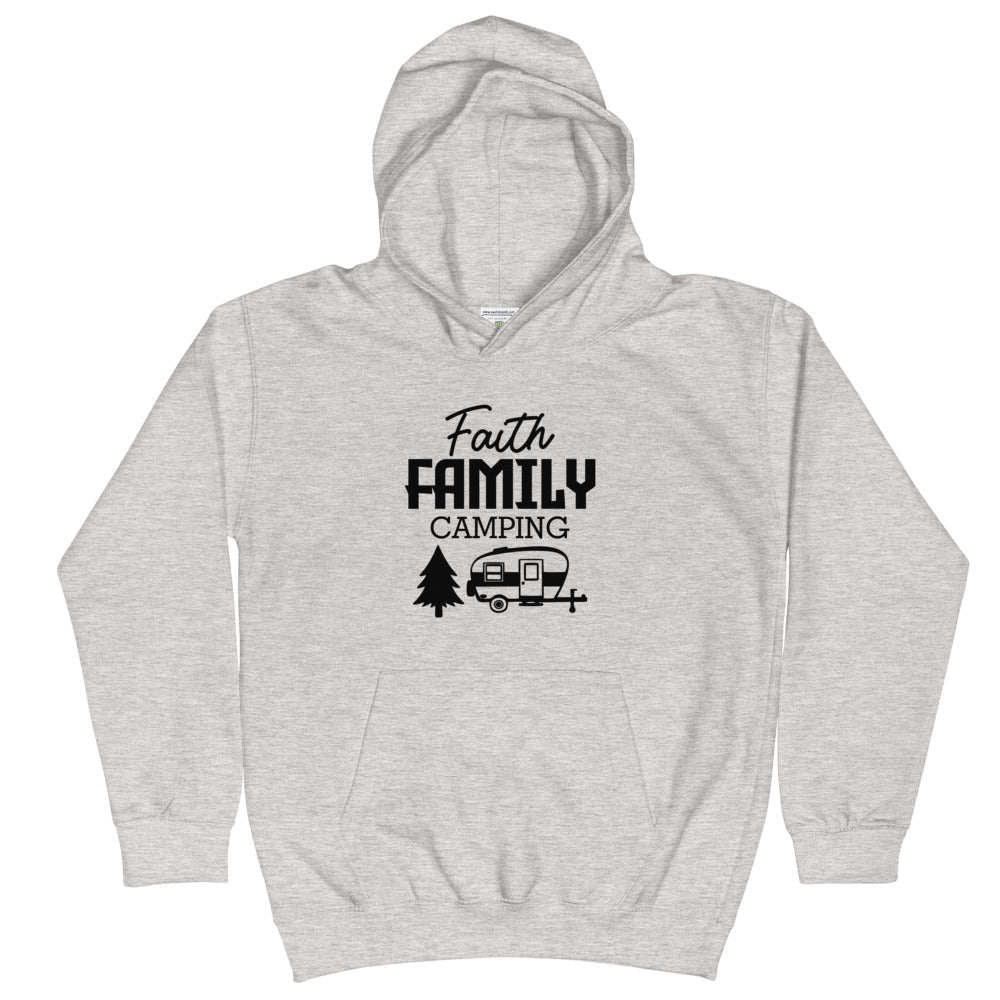 Family Camping- Kids Hoodie